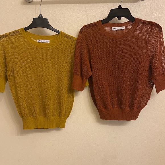 Zara Tops - 2 for $15 Zara Mesh Tops!